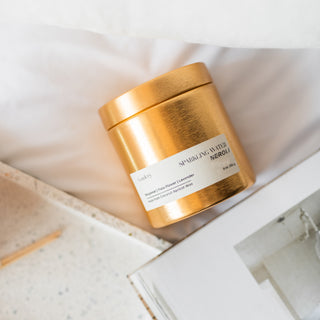 Sparkling Water Neroli | Gold Candle Tin