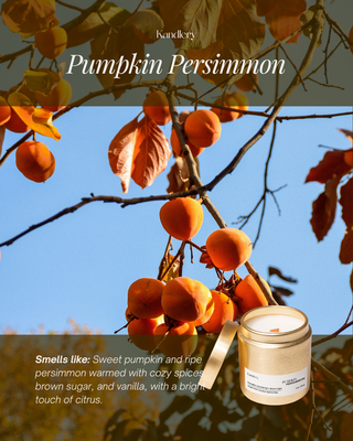 Pumpkin & Persimmon | 9 oz Gold Fall Candle